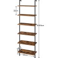 Knihovna Vasagle Zorami 60 cm černá/hnědá
