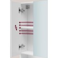 Koupelnová zrcadlová skříňka Vasagle Masli 70 cm bílá