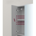 Koupelnová zrcadlová skříňka Vasagle Masli 70 cm šedá