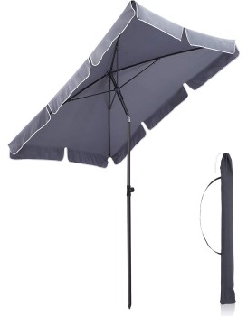 Zahradní slunečník Royal 200x125 cm šedý