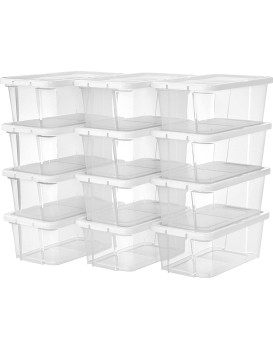 12 boxů na boty Terry (41 EU) bílé
