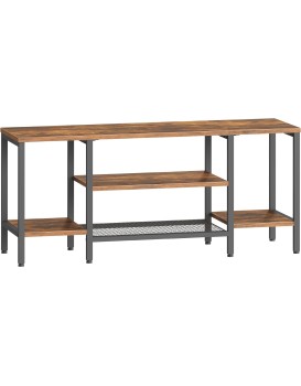 TV stolek Vasagle Werry 120 cm černý/hnědý