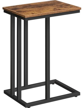 Odkládací stolek Vasagle Malis 38 cm černý/hnědý
