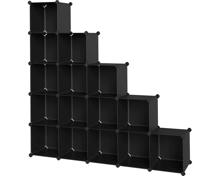 Regál CUBE černý