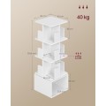 Rotační knihovna Vasagle Grid 40 cm bílá