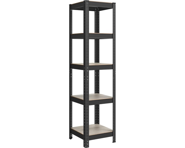 Dílenský regál Grifi 37 cm černý/šedý