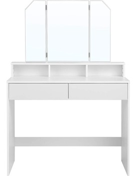 Kosmetický toaletní stolek Velisa 142 cm bílý