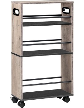 Pojízdný kuchyňský regál Vasagle Tonari 45 cm šedý