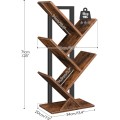 Knihovna Vasagle Mergo 71 cm hnědá