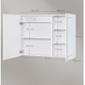 Zrcadlová skříňka s LED osvětlením a nabíjecí stanicí Bjorn 80 cm bílá