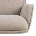 Otočné křeslo Bosley lounge béžové/černé II