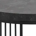 Konferenční stolek Strington 65 cm černý mramor