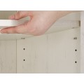 Skříňka pod umyvadlo Ronja 60 cm rustikální bílá