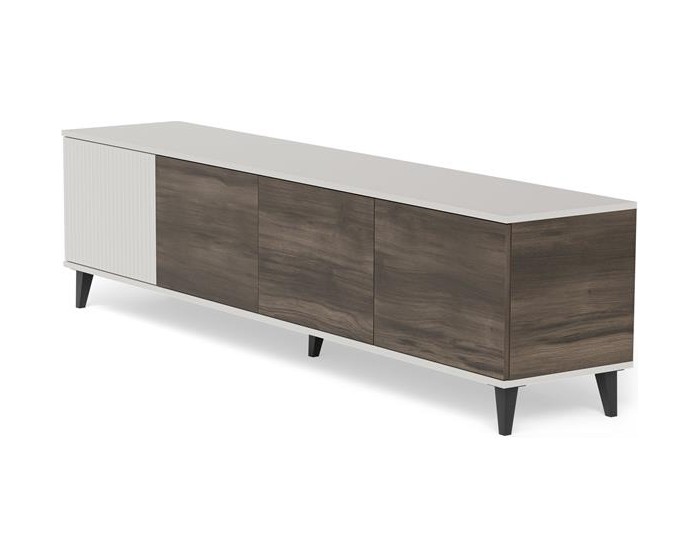 TV stolek Random 200 cm kašmír/ořech