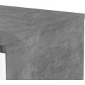 Komoda Simplicitous I beton/bílá lesk