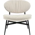 Designové křeslo Burma lounge béžové/černé