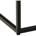 Odkládací stolek Barossa 40 cm mramor/černý
