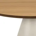 Konferenční stolek Soli 65 cm šedý/dub přírodní