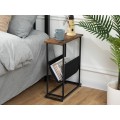 Odkládací stolek Vasagle Olmira 45 cm černý/hnědý