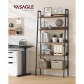 Knihovna Vasagle CHICCO 80 cm hnědá/černá