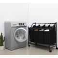 Koš na prádlo Zoe 4x35 L černý