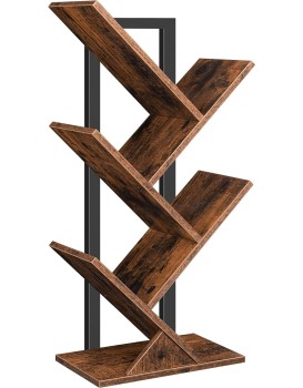 Knihovna Vasagle Mergo 71 cm hnědá