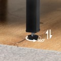 Noční stolek Vasagle Lejla 30 cm černý/hnědý