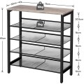 Botník Vasagle Ormio 85 cm černý/šedý