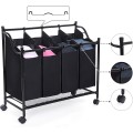 Koš na prádlo Zoe 4x35 L černý