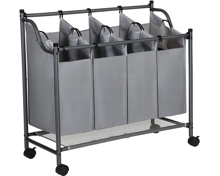 Koš na prádlo GERARD 4X35 L šedý