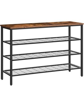 Botník Vasagle Serano 100 cm hnědý/černý