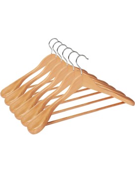 Set dřevěných ramínek Lora hnědý