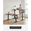 Elektricky nastavitelný psací stůl Vasagle Foral 160 cm hnědo-černý