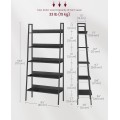 Knihovna Vasagle CHICCO 80 cm černá