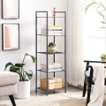 Regál Debra 128 cm černý