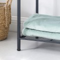 Regál Debra 128 cm černý