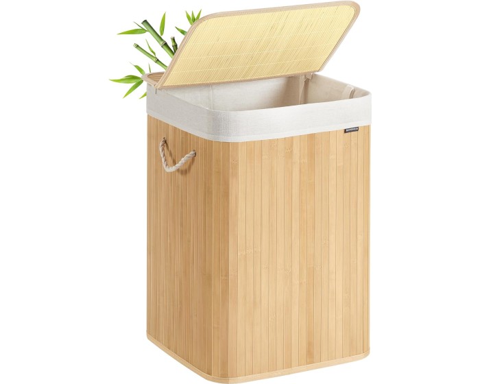 Koš na prádlo Dable 95 l hnědý
