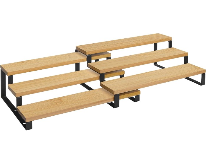 Set dvou stojanů na koření WEBBO bambusový/černý