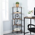 Rohový regál Vasagle Ebbi 30 cm hnědý/černý