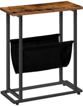 Odkládací stolek Vasagle Olmira 45 cm černý/hnědý