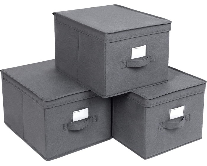 Úložné boxy Mera šedé