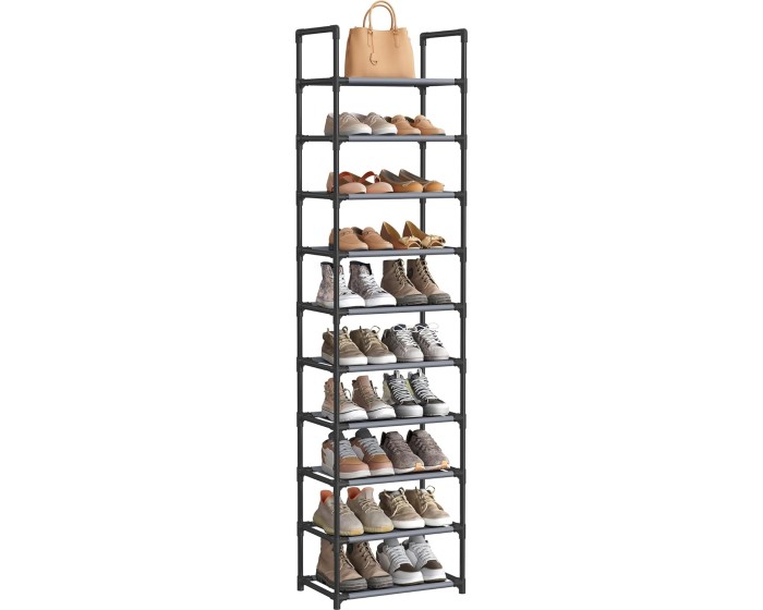 Stojan na boty Halas 45 cm černý/šedý
