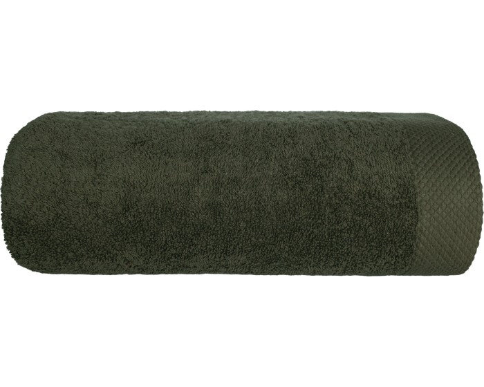 Bavlněný froté ručník BOHO 70x140 cm zelený