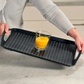Plastový servírovací podnos KESPER 45,5 cm černý