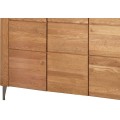 Vitrína s barem Latina 48 z masivu 126 cm dub medový