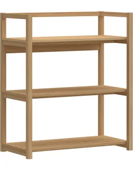 Regál Ludza 80 cm dub přírodní