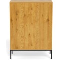 Komoda Palmdale 80 cm dub divoký/černý