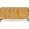 Komoda Palmdale 158 cm dub divoký/černý