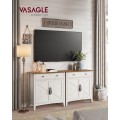 Kuchyňská skříňka Vasagle Pigo 80 cm bílá/hnědá