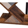 Knihovna Vasagle Mergo 116 cm hnědá